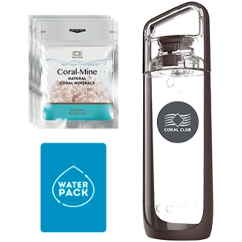 Комплексное оздоровление: Начни с воды, темно-серая бутылка / KOR Delta Water Pack, charcoal, flüssigkeitszufuhr, health pack